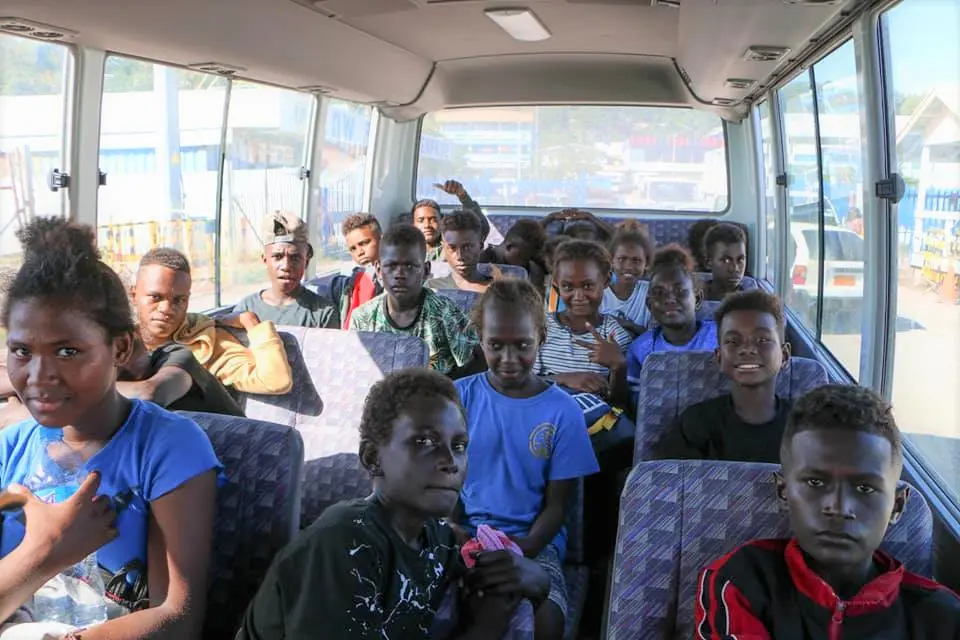Western province and Choiseul province U-14 boys and girls team arrived this morning for the SIFF Just Play U-14 National Championship in Honiara.