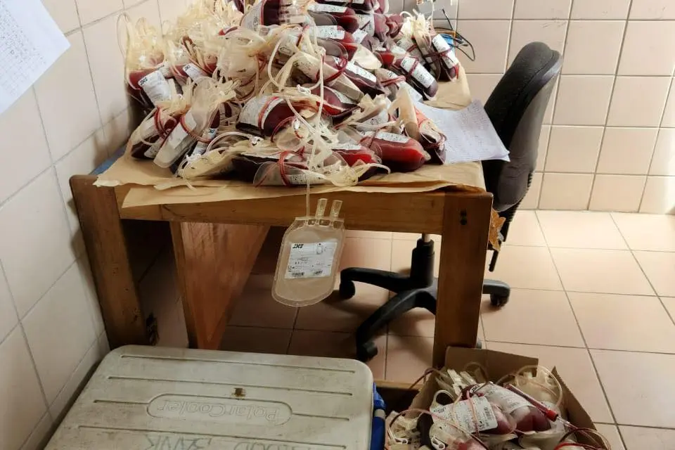 The 150 damaged blood bags were discarded immediately after and the hospital had already gone ahead to address the situation.