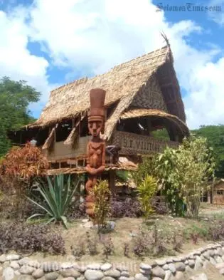 The Solomon Islands Visitors Bureau office in the Festival Village.