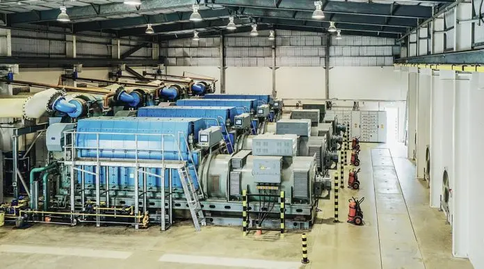 The power house at the Lungga Power Station in the Solomon Islands. MAN Diesel & Turbo delivered four 9L27/38 diesel generator sets for the power project.