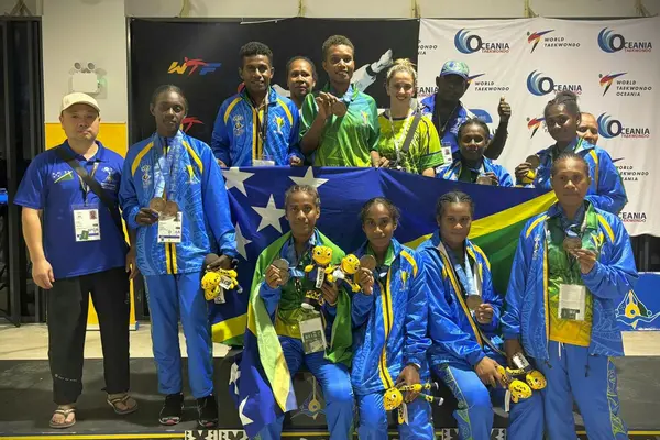 Solomon Islands Team Taekwondo, comprising both men and women, achieved a remarkable feat by bagging a total of 14 medals.