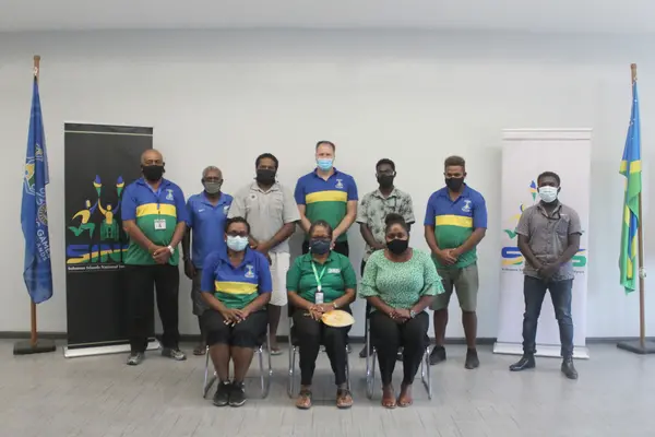 SITAS interim committee during their meeting last week. The committee currently is represented by the SINIS High-Performance Sports Business & Education Department, the University of South Pacific (USP) and the Solomon Islands National University (SINU) representatives.