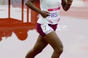 Sharon Firisua at the 2014 Commonwealth Games in Glasgow.