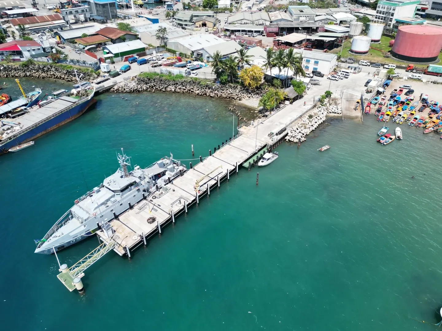 The SBD 120 million project was delivered by Australia under the Defence Cooperation Program and will extend the life of the wharf for an additional 30 years.