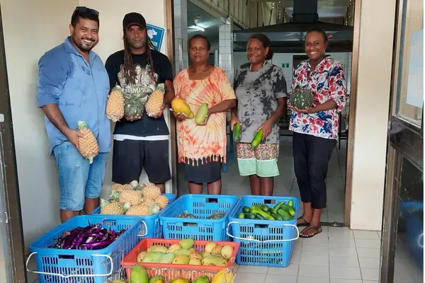&quot;What we donated was in fact what we were supposed to sell to our buyers in Honiara. However, many of our buyers evacuated their offices and we could not make sales on the day. We had to decide to either take it back home or do something special. That is when we all agreed to donate to NRH instead..&quot;