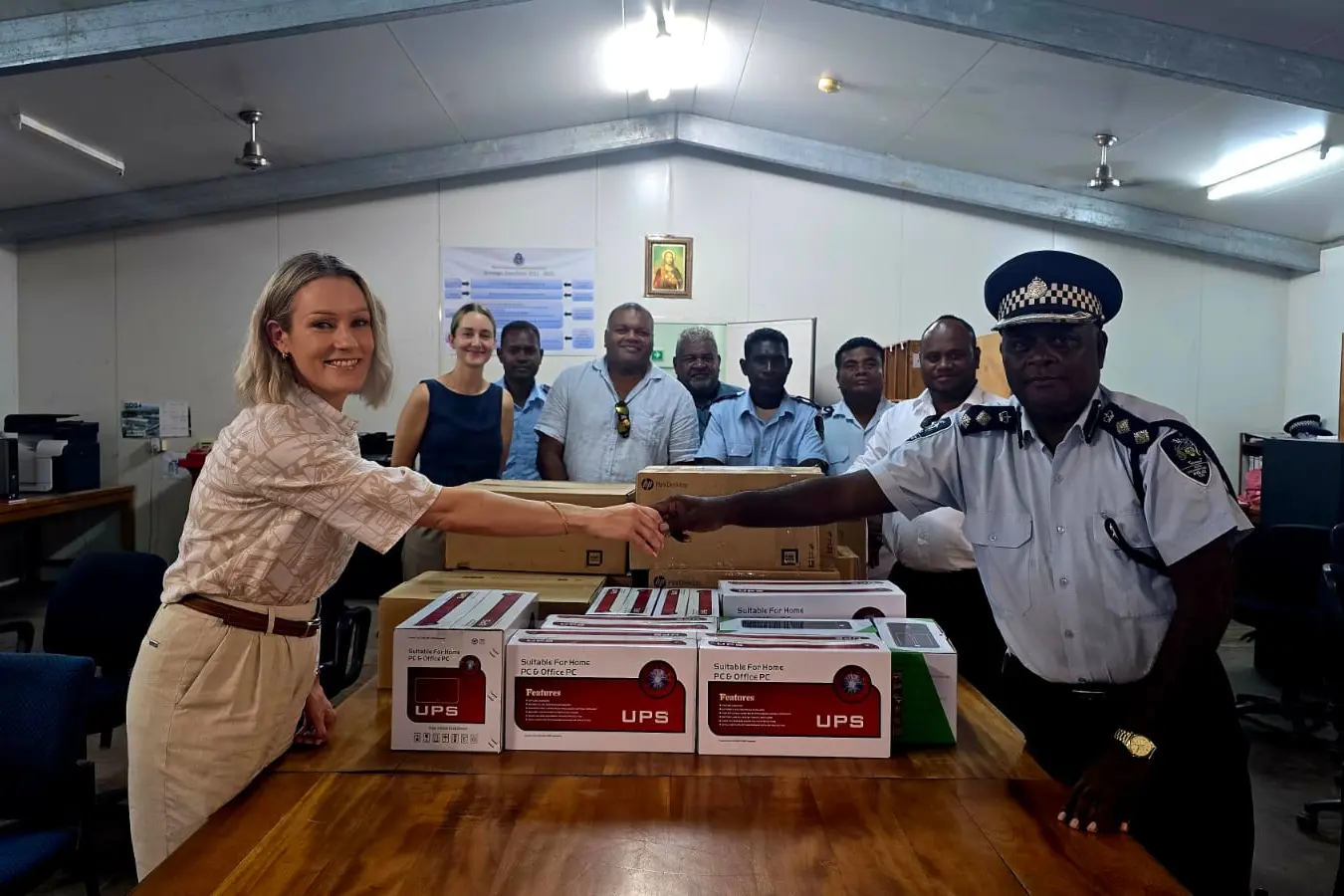 Through the Australia Solomon Islands Partnership for Justice (ASIPJ), Australia provided ten new computers, to help PPD staff process prosecutions matters more efficiently.