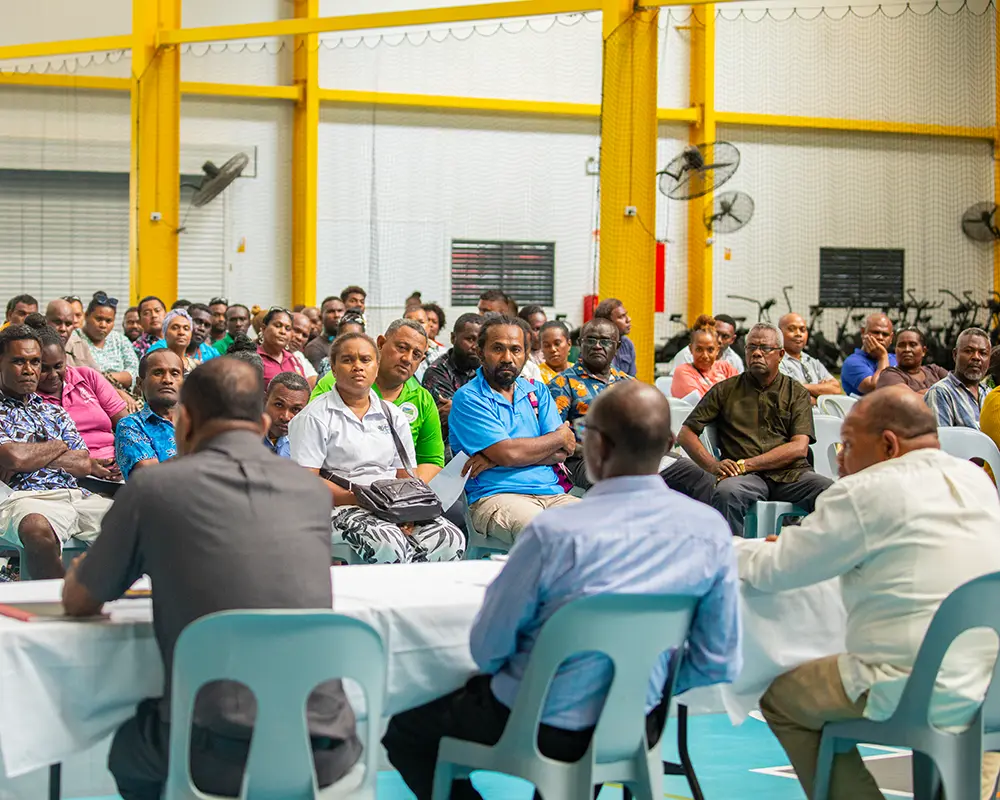 More than 100 officers gathered for the briefing and Commissioning.